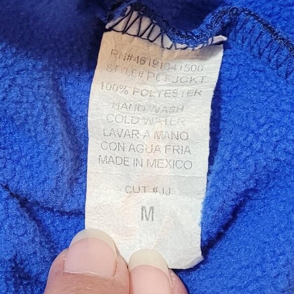 Wear Code Uni-sex Blue/Black Seattle Hoodie With Pouch Size Small - Picture 5 of 7